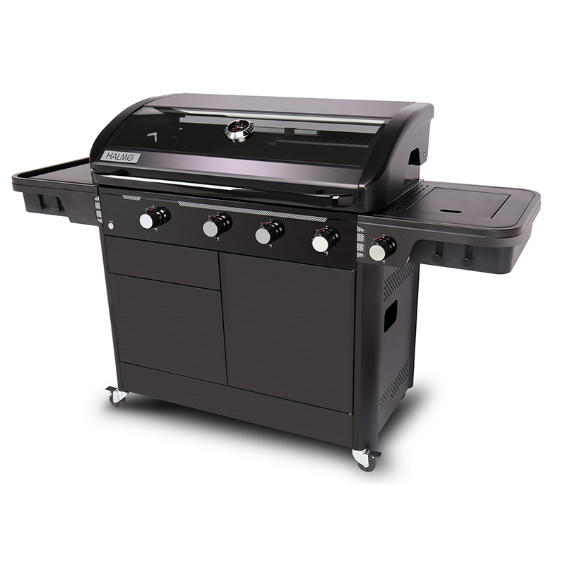 4b Premium Gas Grill With Side Burner, Premium Outdoor Gas Grills